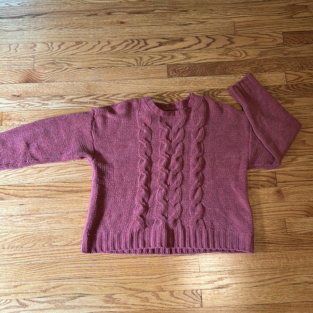 Super Soft American Eagle Orange Knit Sweater